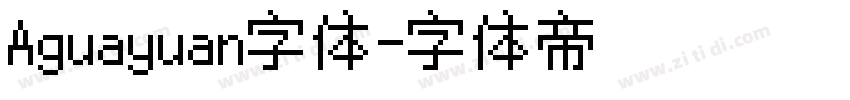 Aguayuan字体字体转换