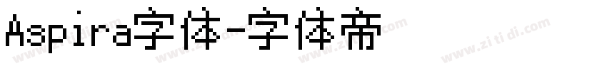 Aspira字体字体转换