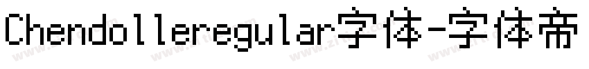 Chendolleregular字体字体转换