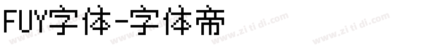 FUY字体字体转换