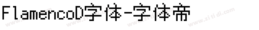 FlamencoD字体字体转换