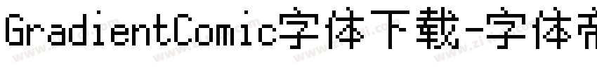 GradientComic字体下载字体转换