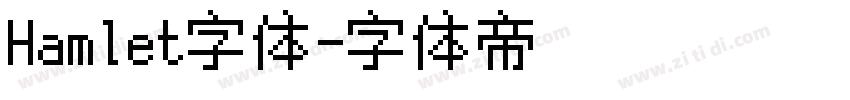 Hamlet字体字体转换