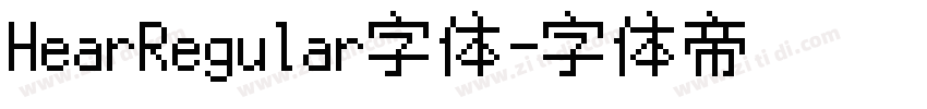 HearRegular字体字体转换