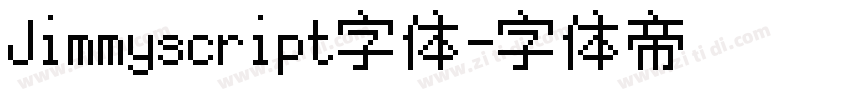 Jimmyscript字体字体转换