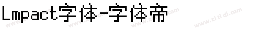 Lmpact字体字体转换