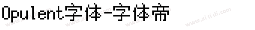 Opulent字体字体转换
