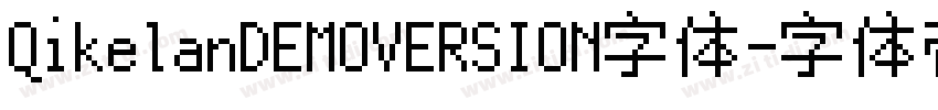 QikelanDEMOVERSION字体字体转换