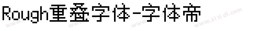 Rough重叠字体字体转换