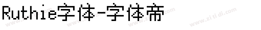 Ruthie字体字体转换