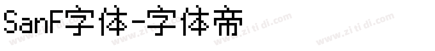 SanF字体字体转换