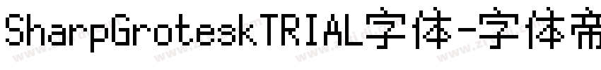 SharpGroteskTRIAL字体字体转换