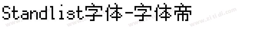 Standlist字体字体转换