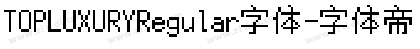 TOPLUXURYRegular字体字体转换