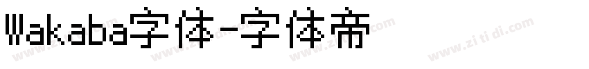 Wakaba字体字体转换