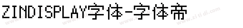 ZINDISPLAY字体字体转换