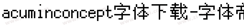 acuminconcept字体下载字体转换