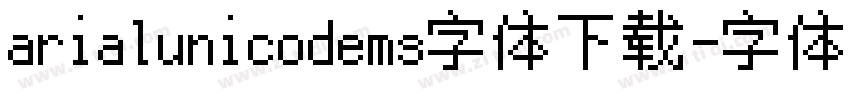 arialunicodems字体下载字体转换