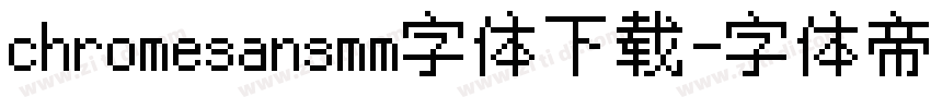 chromesansmm字体下载字体转换