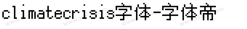 climatecrisis字体字体转换