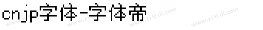 cnjp字体字体转换
