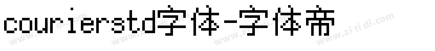 courierstd字体字体转换
