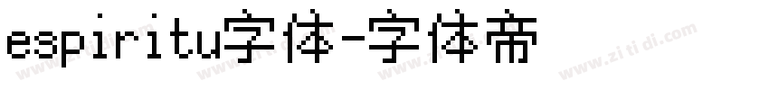 espiritu字体字体转换