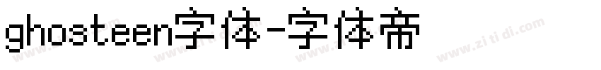 ghosteen字体字体转换