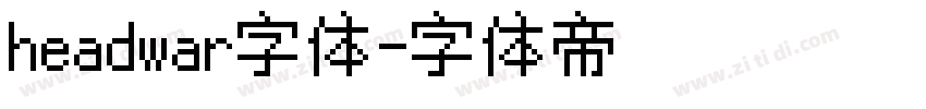 headwar字体字体转换