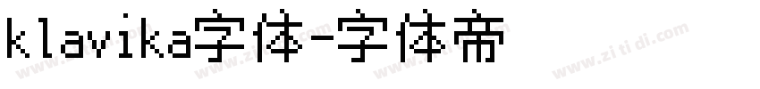 klavika字体字体转换