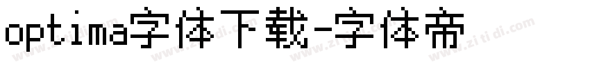 optima字体下载字体转换