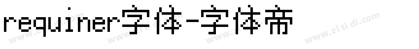 requiner字体字体转换