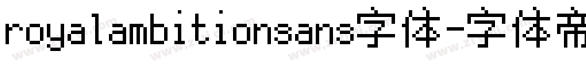 royalambitionsans字体字体转换