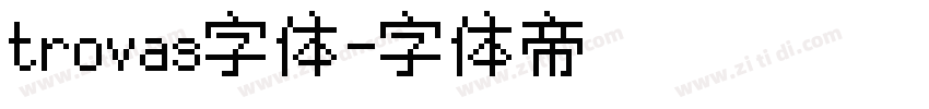 trovas字体字体转换