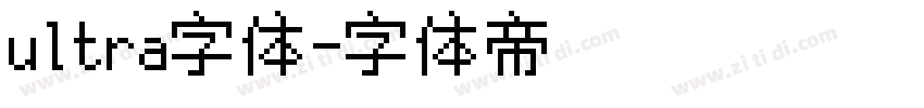 ultra字体字体转换