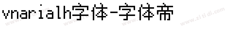 vnarialh字体字体转换