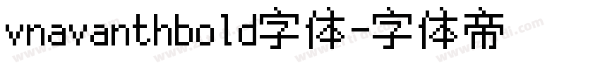 vnavanthbold字体字体转换