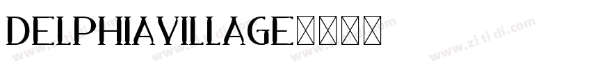 DelphiaVillage字体转换