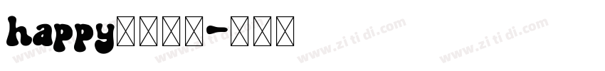 happy自从哦了字体转换