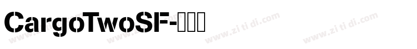 CargoTwoSF字体转换