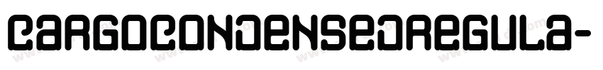 CargoCondensedRegula字体转换