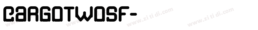 CargoTwoSF字体转换