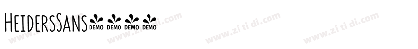HeidersSans字体转换 HeidersSans字体转换