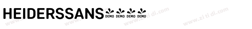 HeidersSans字体转换 HeidersSans字体转换