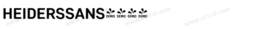HeidersSans字体转换 HeidersSans字体转换