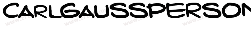 CarlGauSSPERSONALUSE字体转换