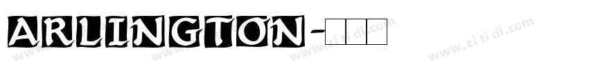 ARLINGTON字体转换