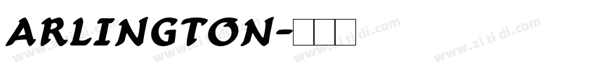 ARLINGTON字体转换