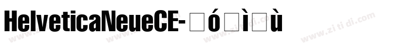 HelveticaNeueCE字体转换
