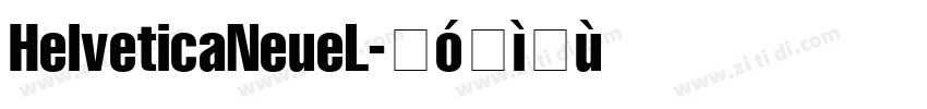 HelveticaNeueL字体转换